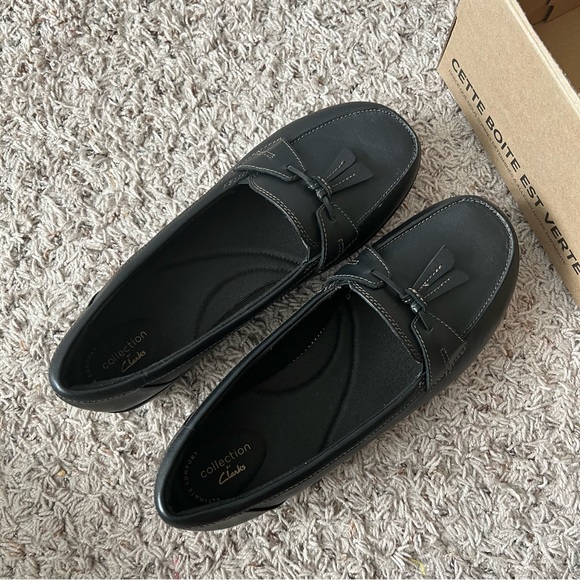 Clark’s Black Women’s Loafers Flats Shoes Size 11 XW  New in Box - Picture 11 of 15